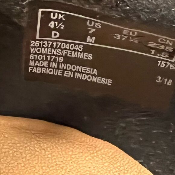 Unstructured Clarks loafers black mock penny loafer size 7 - Picture 8 of 8